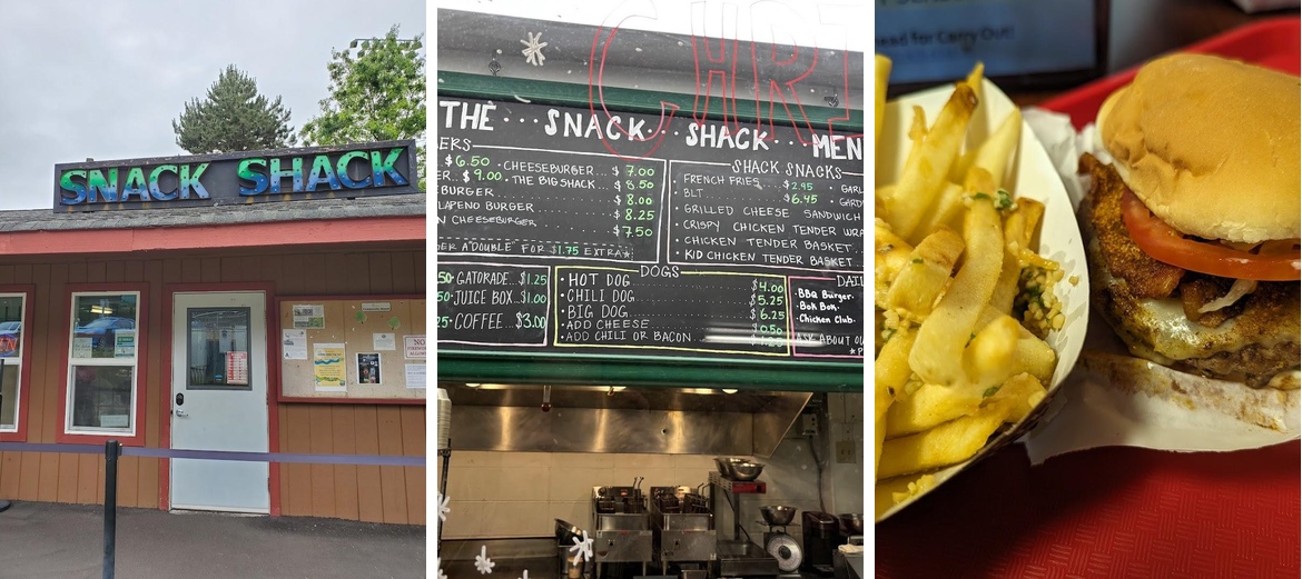 The Snack Shack Menu