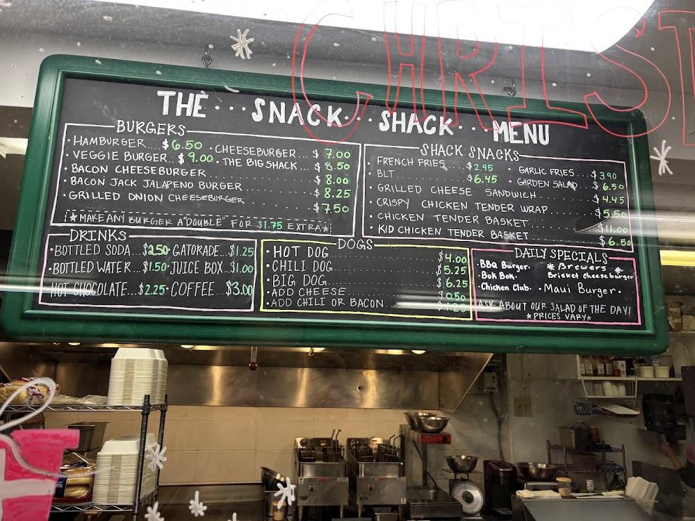 The Snack Shack Menu image 1